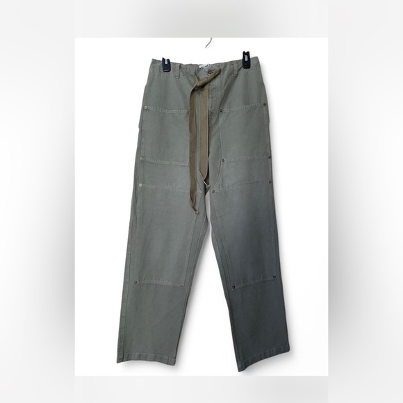 NWOT We the Free Hayden Pull-On Pants, Fatigue Green Utility - Picture 1 of 10